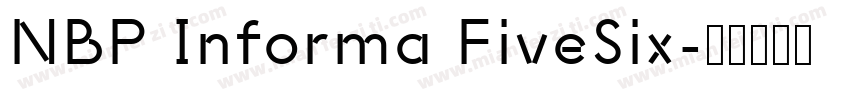 NBP Informa FiveSix字体转换